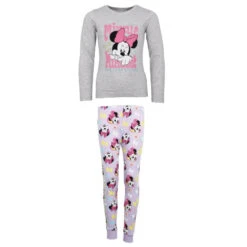 Disney Minnie Maus Mädchen Kinder Schlafanzug Pyjama Lang 13 Disney Minnie Maus Mädchen Kinder Schlafanzug Pyjama Lang -Bekleidung Peripherie min pyjama 01d