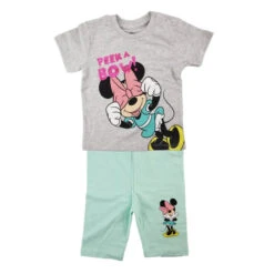 Disney Minnie Maus Mädchen Baby Sommer Set 16 Disney Minnie Maus Mädchen Baby Sommer Set -Bekleidung Peripherie min sommer set 01e