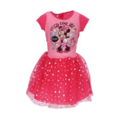 Disney Minnie Maus Kinder Mädchen Sommerkleid Kleid Tüllkleid