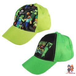 Minecraft Creeper Steve Alex Zombie Jungen Basecap Baseball Kappe