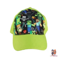 Minecraft Creeper Steve Alex Zombie Jungen Basecap Baseball Kappe -Bekleidung Peripherie mine basecap 01f