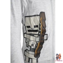 Minecraft Creeper Skelett Kinder Hoodie Kapuzenpullover Pulli Pullover -Bekleidung Peripherie mine jacke 01c