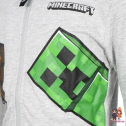 Minecraft Creeper Skelett Kinder Hoodie Kapuzenpullover Pulli Pullover -Bekleidung Peripherie mine jacke 01d