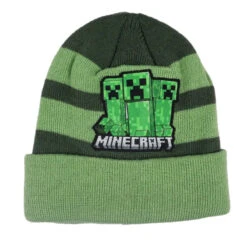 Minecraft Gamer Creeper Kinder Jungen Wintermütze Mütze