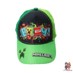 Minecraft TNT - Kinder Basecap Baseball Kappe -Bekleidung Peripherie mine nase 088d