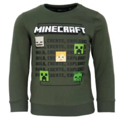Minecraft Creeper Alex Kinder Jungen Pulli Pullover Sweater