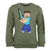 Minecraft Steve Kinder Jungen Pulli Pullover Sweater