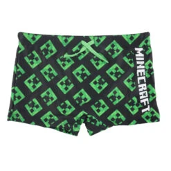 Minecraft Creeper Kinder Badehose Badeshorts