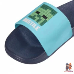 Minecraft Creeper Kinder Badelatschen Sandalen 3D Optik -Bekleidung Peripherie minecraft creeper kinder badelatschen sandalen optik 328