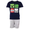 Minecraft Creeper Kinder Kurzarm Pyjama Schlafanzug -Bekleidung Peripherie minecraft creeper kinder kurzarm pyjama schlafanzug 393