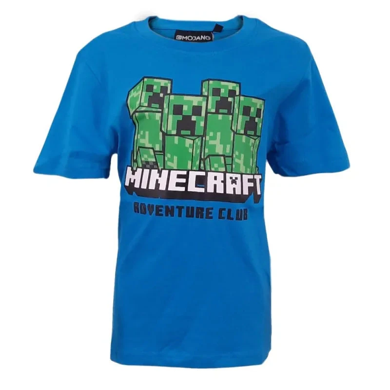 Minecraft Creeper Kinder Kurzarm T-Shirt Baumwolle - Größe 110 Bis 146 3 Minecraft Creeper Kinder Kurzarm T-Shirt Baumwolle - Größe 110 Bis 146