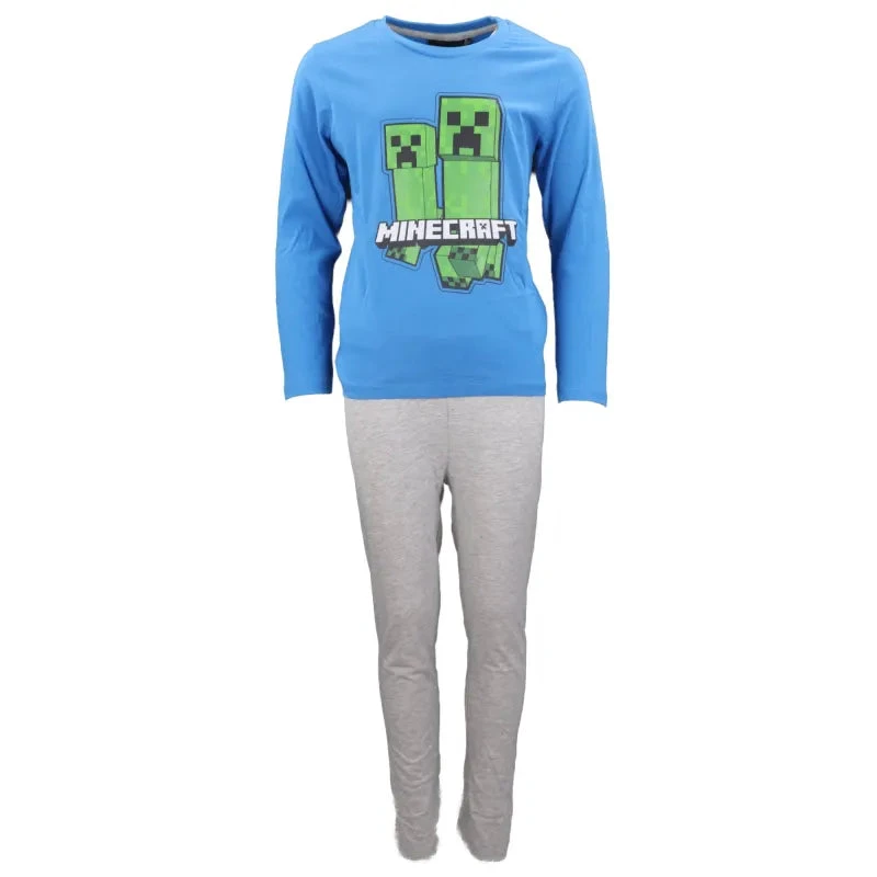 Minecraft Creeper Kinder Lang Pyjama 4 Minecraft Creeper Kinder Lang Pyjama – Bild 2