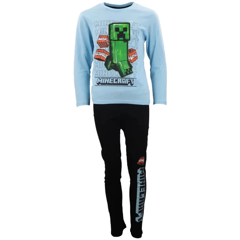 Minecraft Creeper Kinder Lang Pyjama 5 Minecraft Creeper Kinder Lang Pyjama – Bild 3