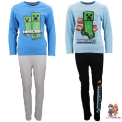 Minecraft Creeper Kinder Lang Pyjama