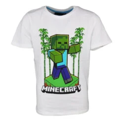 Minecraft Zombie Kurzarm T-Shirt Baumwolle
