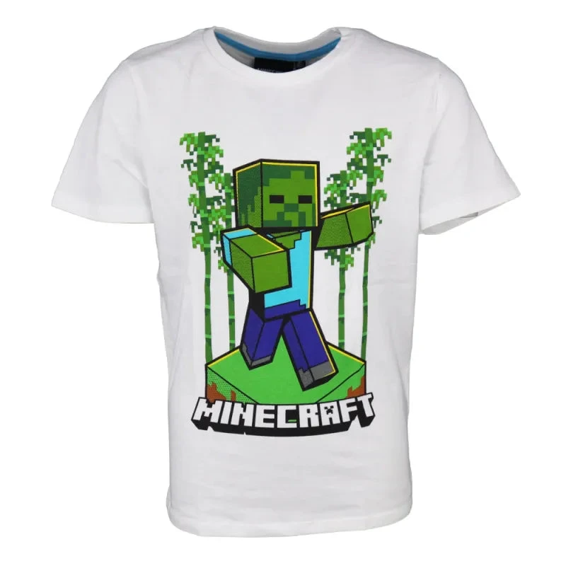 Minecraft Zombie Kurzarm T-Shirt Baumwolle 3 Minecraft Zombie Kurzarm T-Shirt Baumwolle