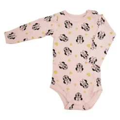 Disney Minnie Maus Baby Kleinkind Gestreifter Langarm Body Strampler