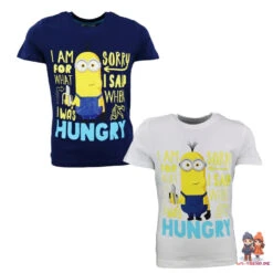 Minions T-Shirt Kurzarm Kinder Jungen Shirt