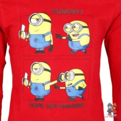 Die Minions Kinder Jungen Langarm Shirt Langarmshirt -Bekleidung Peripherie minions 01b