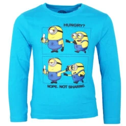 Die Minions Kinder Jungen Langarm Shirt Langarmshirt -Bekleidung Peripherie minions 01c