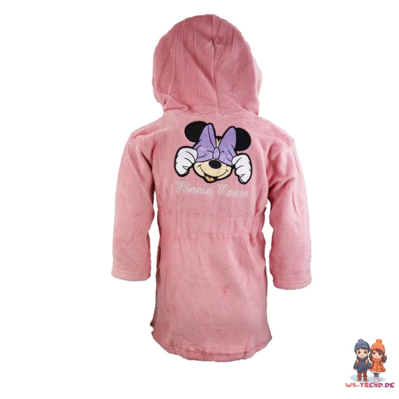 Disney Minnie Maus Kinder Bademantel 4 Disney Minnie Maus Kinder Bademantel – Bild 2