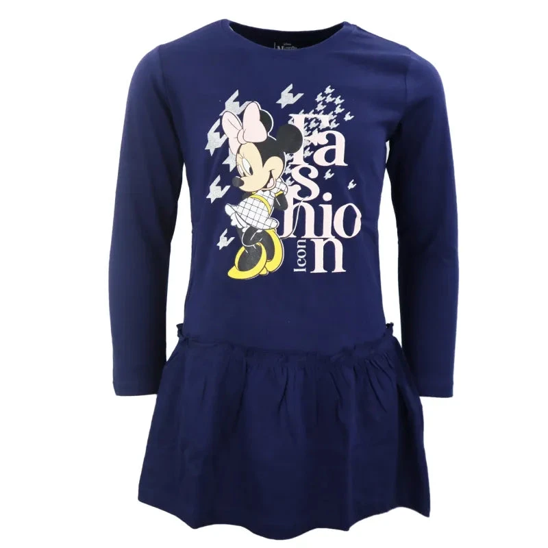 Disney Minnie Maus Kinder Langarm Kleid 6 Disney Minnie Maus Kinder Langarm Kleid – Bild 4