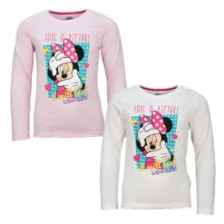 Disney Minnie Maus Kinder Mädchen Langarm T-Shirt