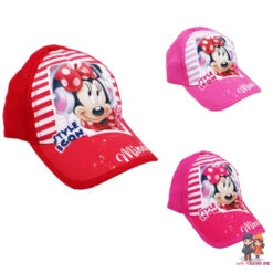 Disney Minnie Maus Kinder Baumwolle Basecap Baseball Kappe