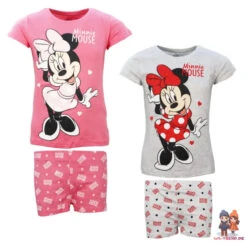 Disney Minnie Maus Mouse Kinder Schlafanzug Pyjama