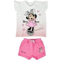 Disney Minnie Maus Mädchen Baby 2 Tlg Set Shirt Plus Shorts 13 Disney Minnie Maus Mädchen Baby 2 Tlg Set Shirt Plus Shorts -Bekleidung Peripherie minnie sh short 01d