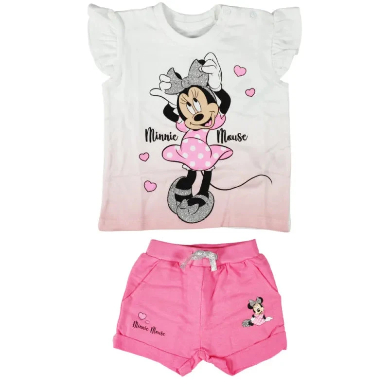 Disney Minnie Maus Mädchen Baby 2 Tlg Set Shirt Plus Shorts 7 Disney Minnie Maus Mädchen Baby 2 Tlg Set Shirt Plus Shorts – Bild 5