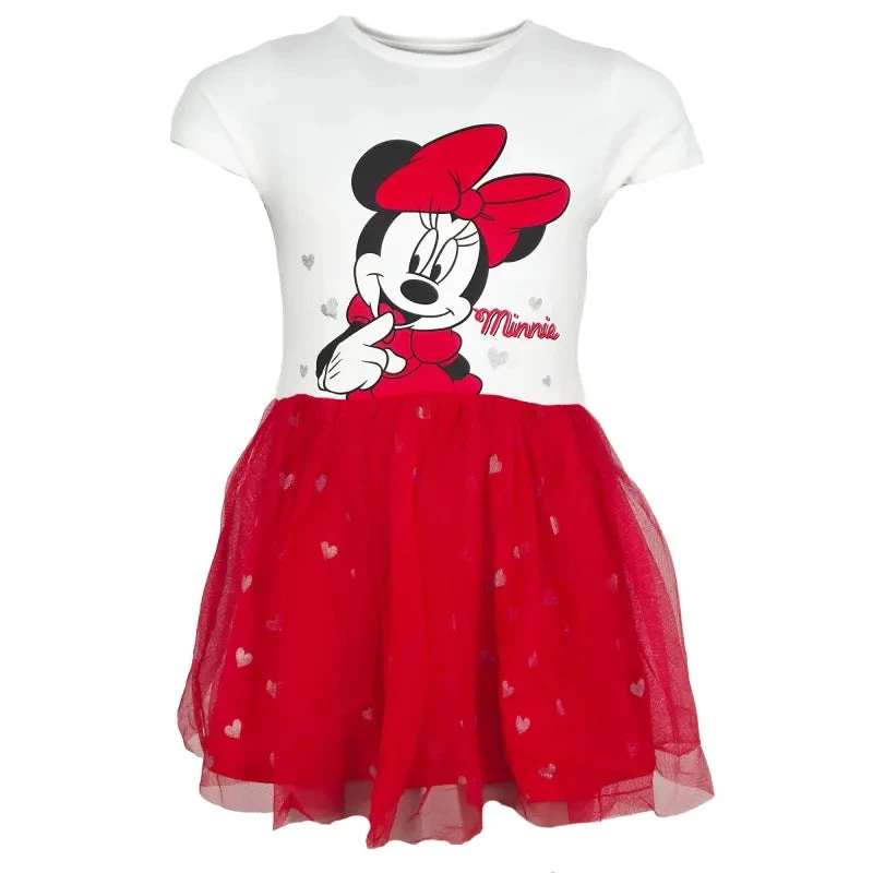 Disney Minnie Maus Kinder Mädchen Tüllkleid Sommerkleid Kleid 3 Disney Minnie Maus Kinder Mädchen Tüllkleid Sommerkleid Kleid