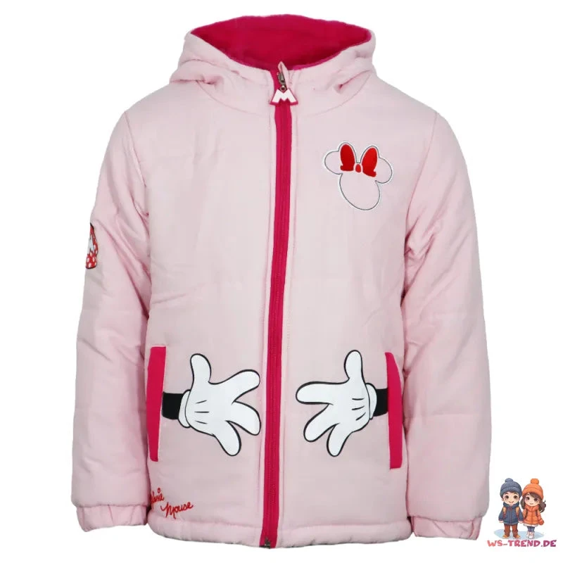Disney Minnie Maus Kinder Winterjacke Jacke Kapuze Mädchen 4 Disney Minnie Maus Kinder Winterjacke Jacke Kapuze Mädchen – Bild 2