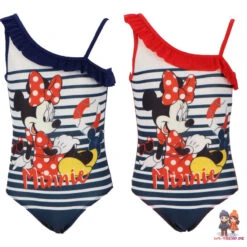 Disney Minnie Maus Streifen Kinder Badeanzug