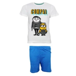 Die Minions Gru Kinder Jungen Pyjama Schlafanzug Baumwolle -Bekleidung Peripherie minnieon pyjama 01d