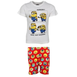 Die Minions Kinder Jungen Pyjama Schlafanzug Baumwolle -Bekleidung Peripherie minnions pyjama 01d