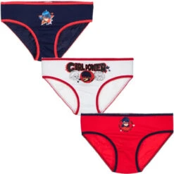 Miraculous Ladybug Kinder Unterhose Slips 3er Pack Bio Baumwolle