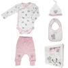Disney Minnie Maus Baby 4 Tlg Set Body Hose Lätzchen Mütze -Bekleidung Peripherie mm baby set 00