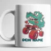 T-Rex Monstertruck Tasse Mit Wunschnamen