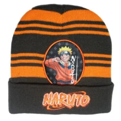 Anime Naruto Shippuden Jungen Herbst Wintermütze Mütze 54/56 -Bekleidung Peripherie naruto muetze einzeln 01e