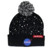 NASA Space Center - Junge Herren Herbst Wintermütze Bommelmütze 1 NASA Space Center - Junge Herren Herbst Wintermütze Bommelmütze -Bekleidung Peripherie nasa muetze 01c