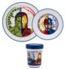 Marvel Avengers Kinder Antirutsch Geschirr-Set 3 Teilig Becher Teller Schüssel 2 Marvel Avengers Kinder Antirutsch Geschirr-Set 3 Teilig Becher Teller Schüssel -Bekleidung Peripherie non slip bicolor premium bowl avengers invincible force00