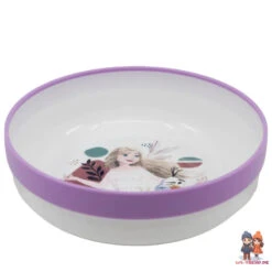 Disney Die Eiskönigin Elsa Geschirr-Set 5 Teilig Becher Teller Schüssel Besteck -Bekleidung Peripherie non slip bicolor premium bowl frozen trust the journey