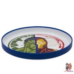 Marvel Avengers Kinder Antirutsch Geschirr-Set 3 Teilig Becher Teller Schüssel -Bekleidung Peripherie non slip bicolor premium plate avengers invincible force 1