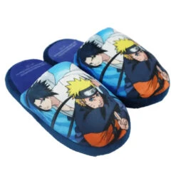 Naruto Shippuden Jungen Hausschuhe Slipper Schlüpfschuhe Pantoffeln
