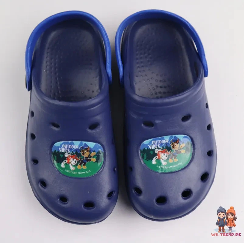 Paw Patrol Chase - Kinder Clogs Badeschuhe 8 Paw Patrol Chase - Kinder Clogs Badeschuhe – Bild 6