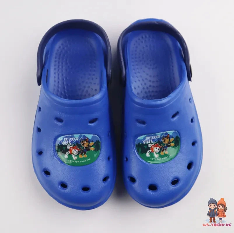 Paw Patrol Chase - Kinder Clogs Badeschuhe 5 Paw Patrol Chase - Kinder Clogs Badeschuhe – Bild 3