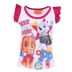 Paw Patrol Everest Und Skye T-Shirt Rosa -Bekleidung Peripherie patrol everest skye shirt rosa 923