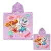Paw Patrol Skye Everest Kinder Mikrofaser Poncho Badeponcho Mit Kapuze -Bekleidung Peripherie paw badeponcho 01