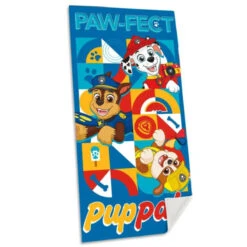 Paw Patrol Badetuch Strandtuch 70x140 Cm 100% Baumwolle